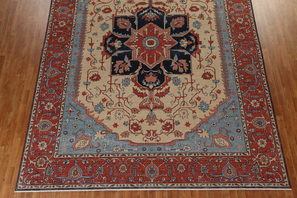 Wool Heriz Serapi Turkish Area Rug 10x13