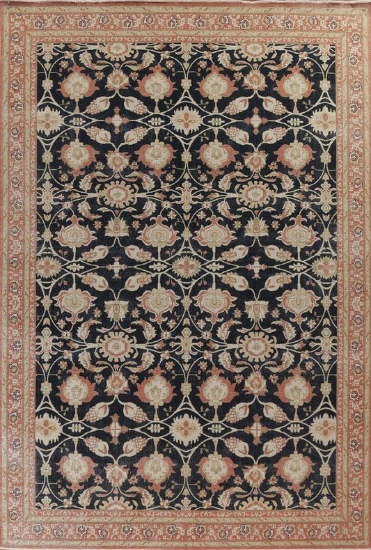 All-Over Sultanabad Ziegler Turkish Area Rug 10x13