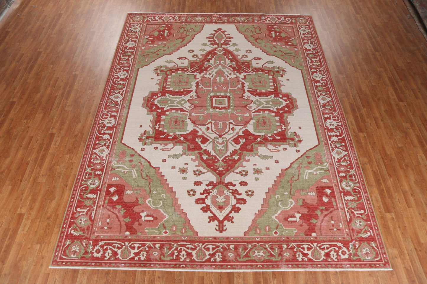 Geometric Heriz Serapi Oriental Area Rug 10x13