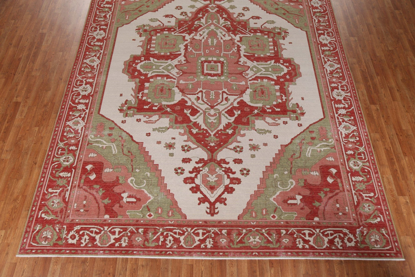 Geometric Heriz Serapi Oriental Area Rug 10x13