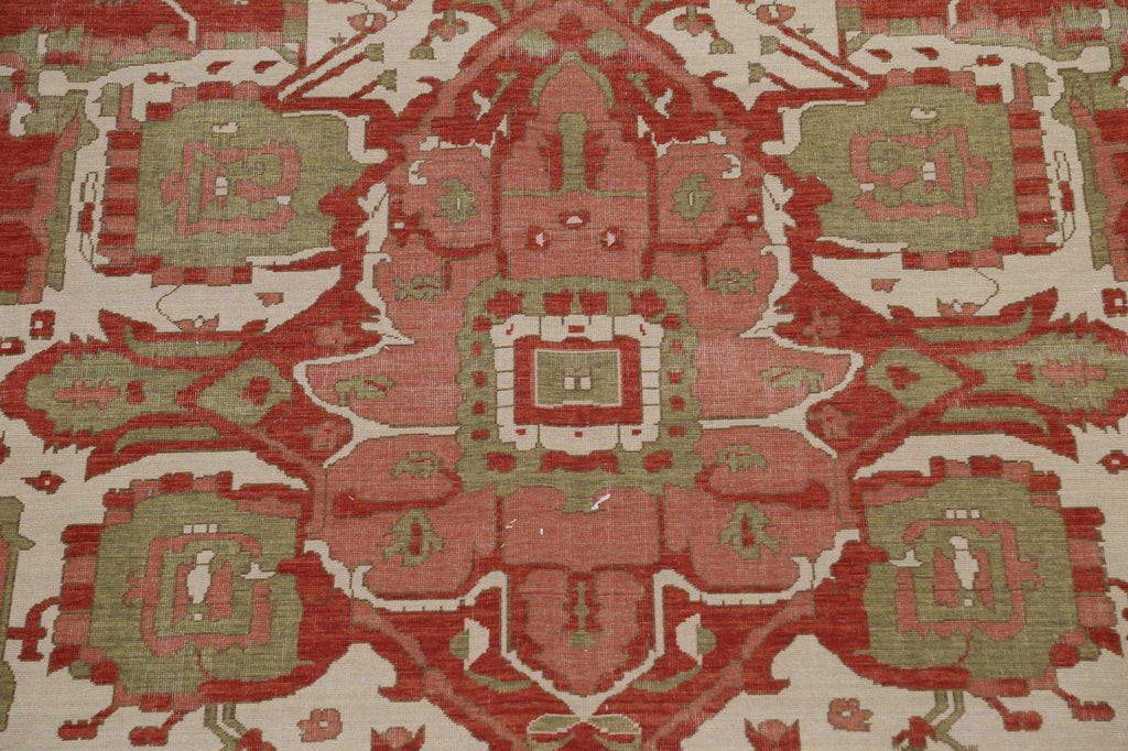 Heriz Serapi Handmade Oriental Area Rug 10x13