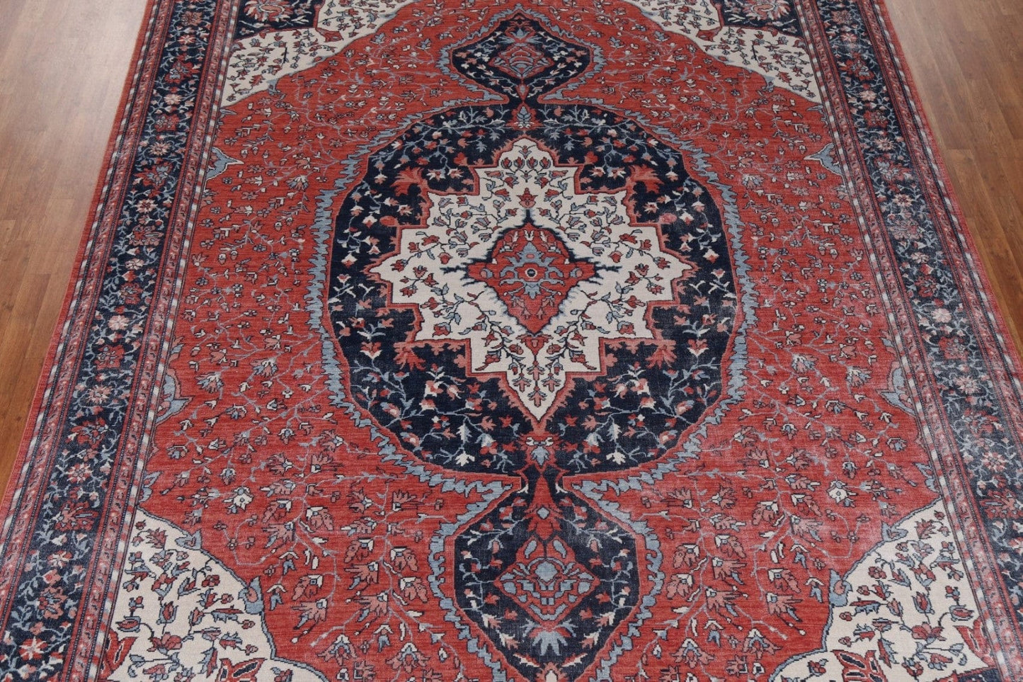 Sarouk Farahan Handmade Oriental Area Rug 10x13