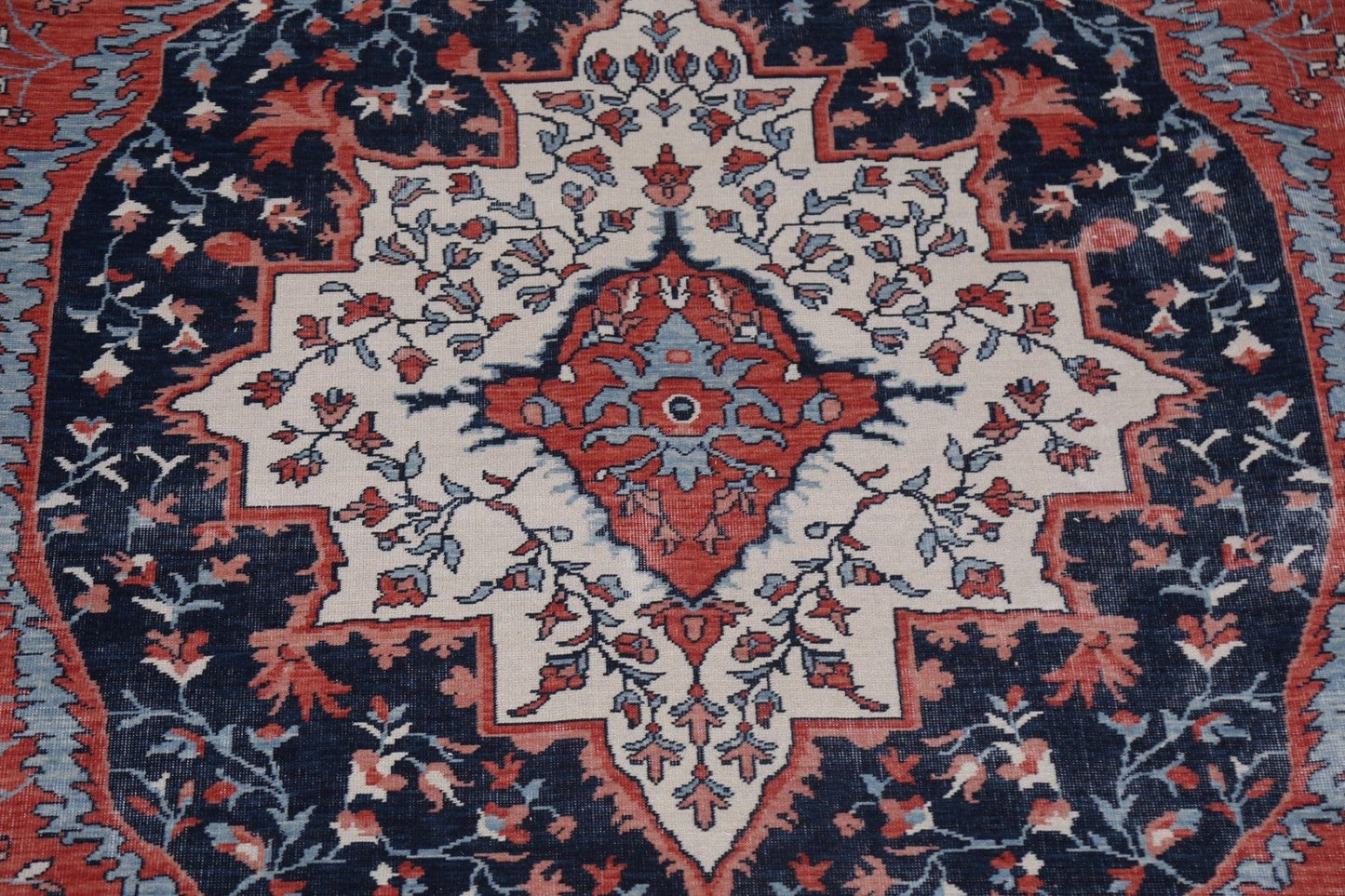 Sarouk Farahan Handmade Oriental Area Rug 10x13