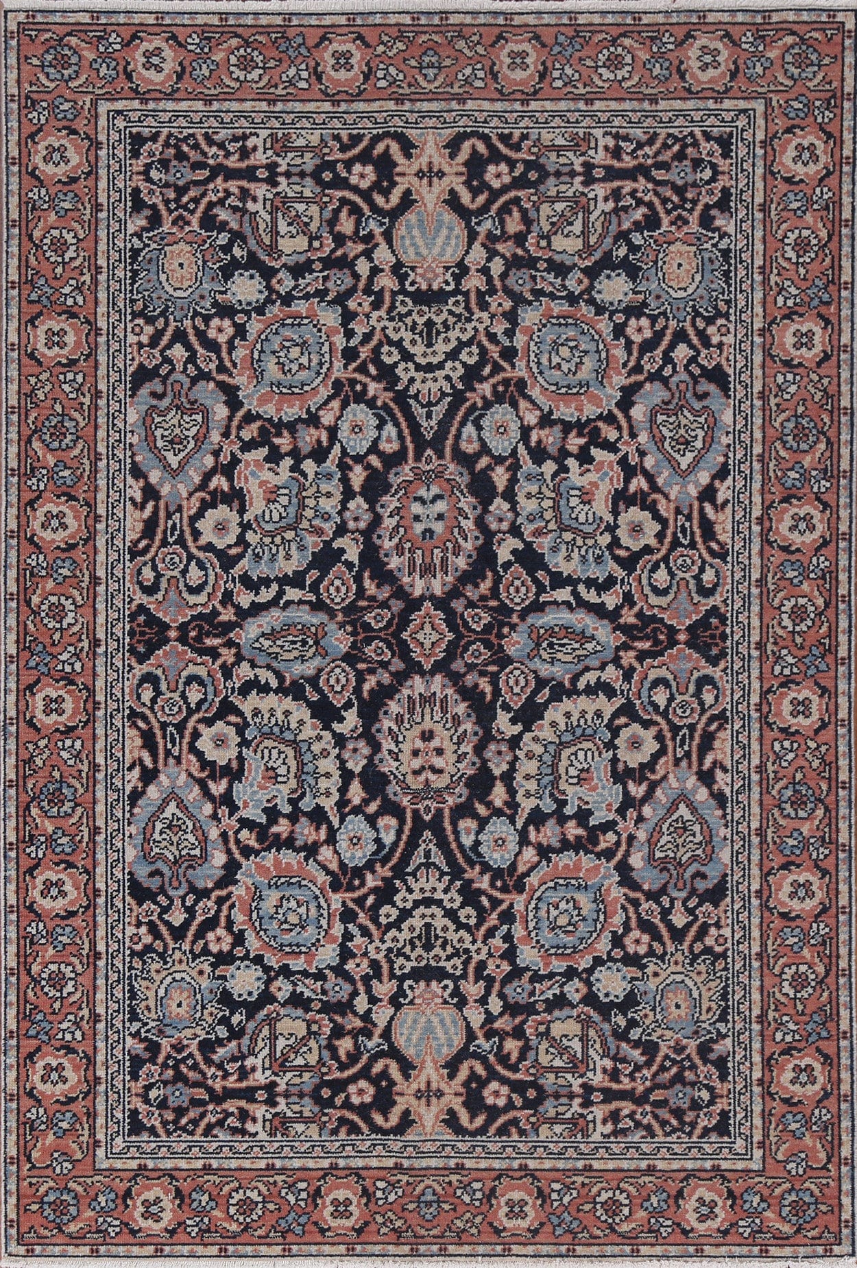 Floral Sultanabad Ziegler Turkish Wool Rug 4x6