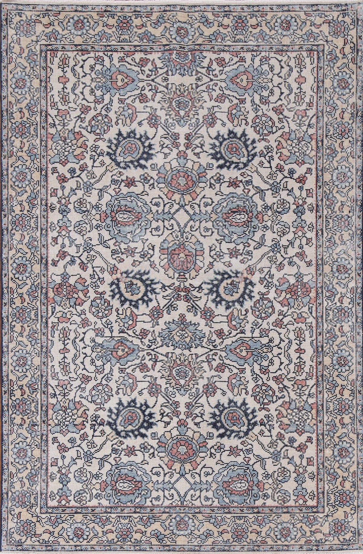 Handmade Sultanabad Ziegler Turkish Area Rug 4x6