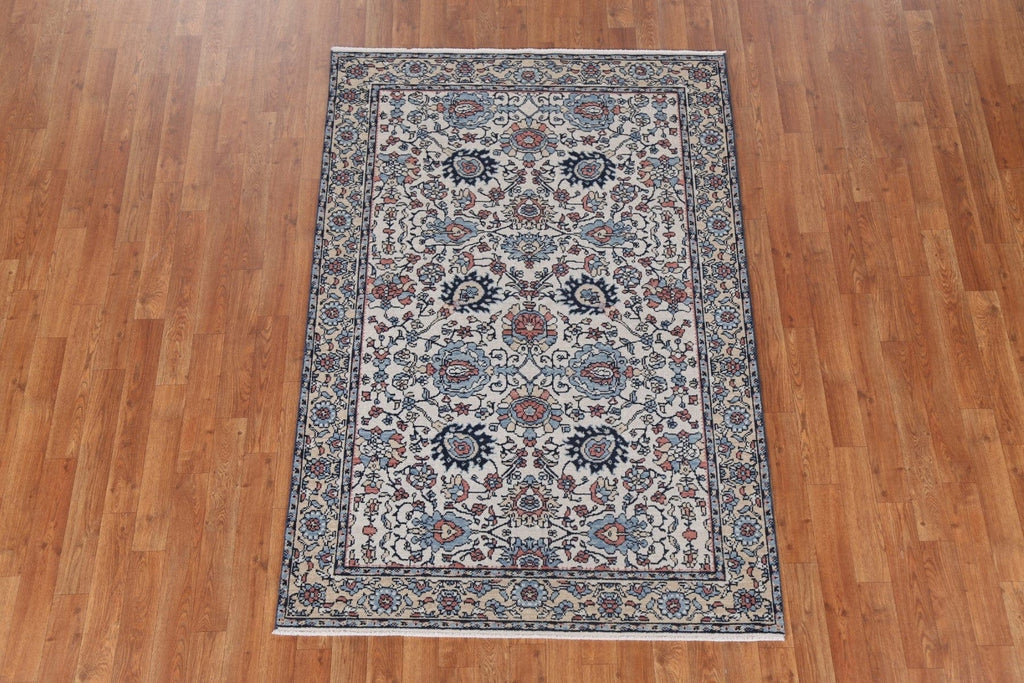 Hand-Knotted Sultanabad Ziegler Oriental Wool Rug 4x6