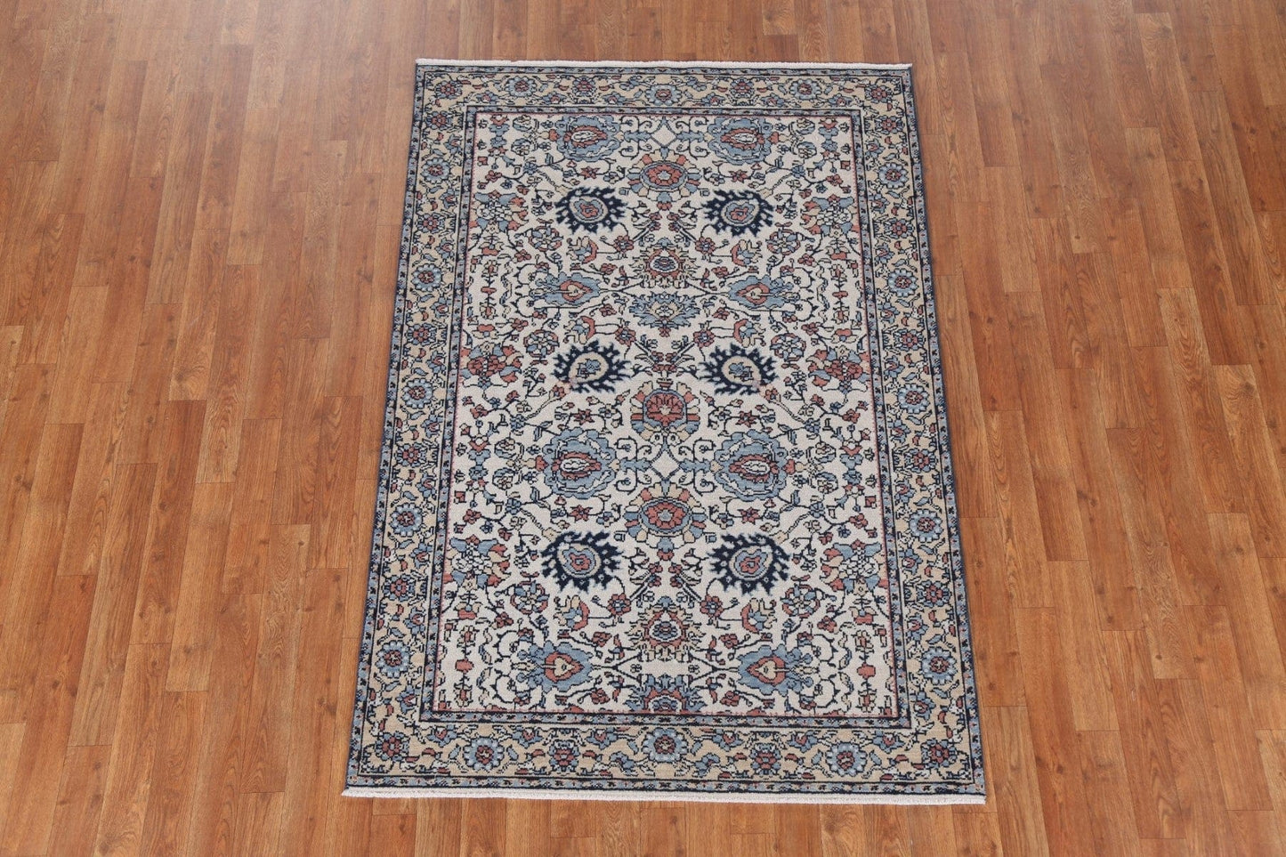 Hand-Knotted Sultanabad Ziegler Oriental Wool Rug 4x6