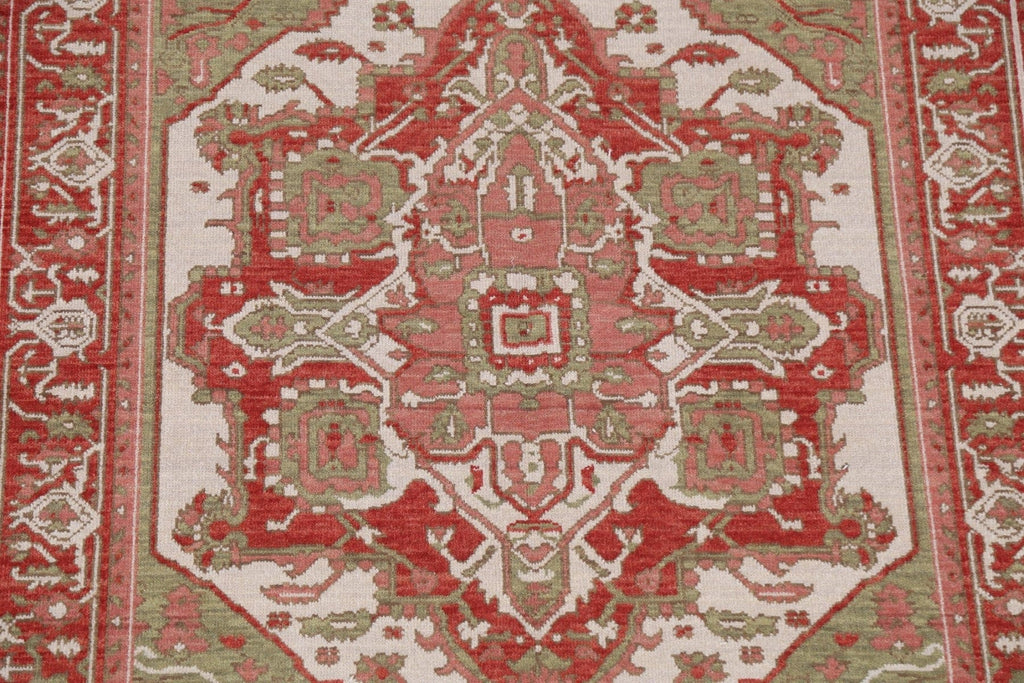 Geometric Heriz Serapi Turkish Wool Rug 4x6