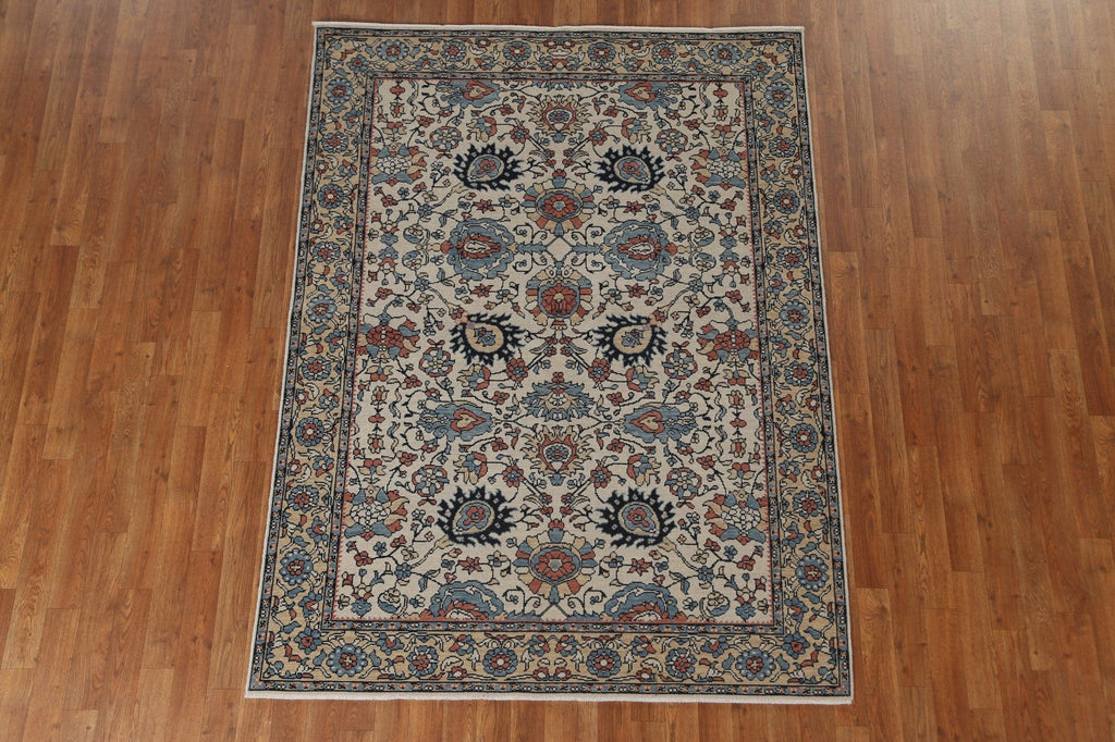 Floral Sultanabad Ziegler Oriental Area Rug 5x7