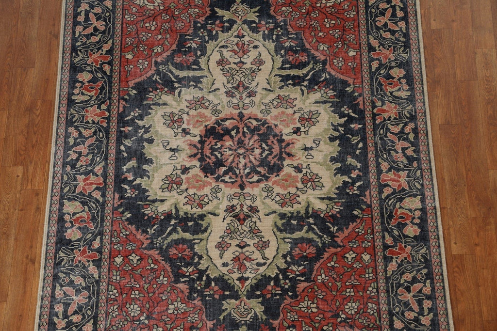 Geometric Sarouk Farahan Turkish Area Rug 5x7