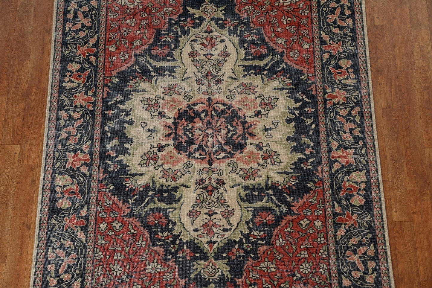 Geometric Sarouk Farahan Turkish Area Rug 5x7