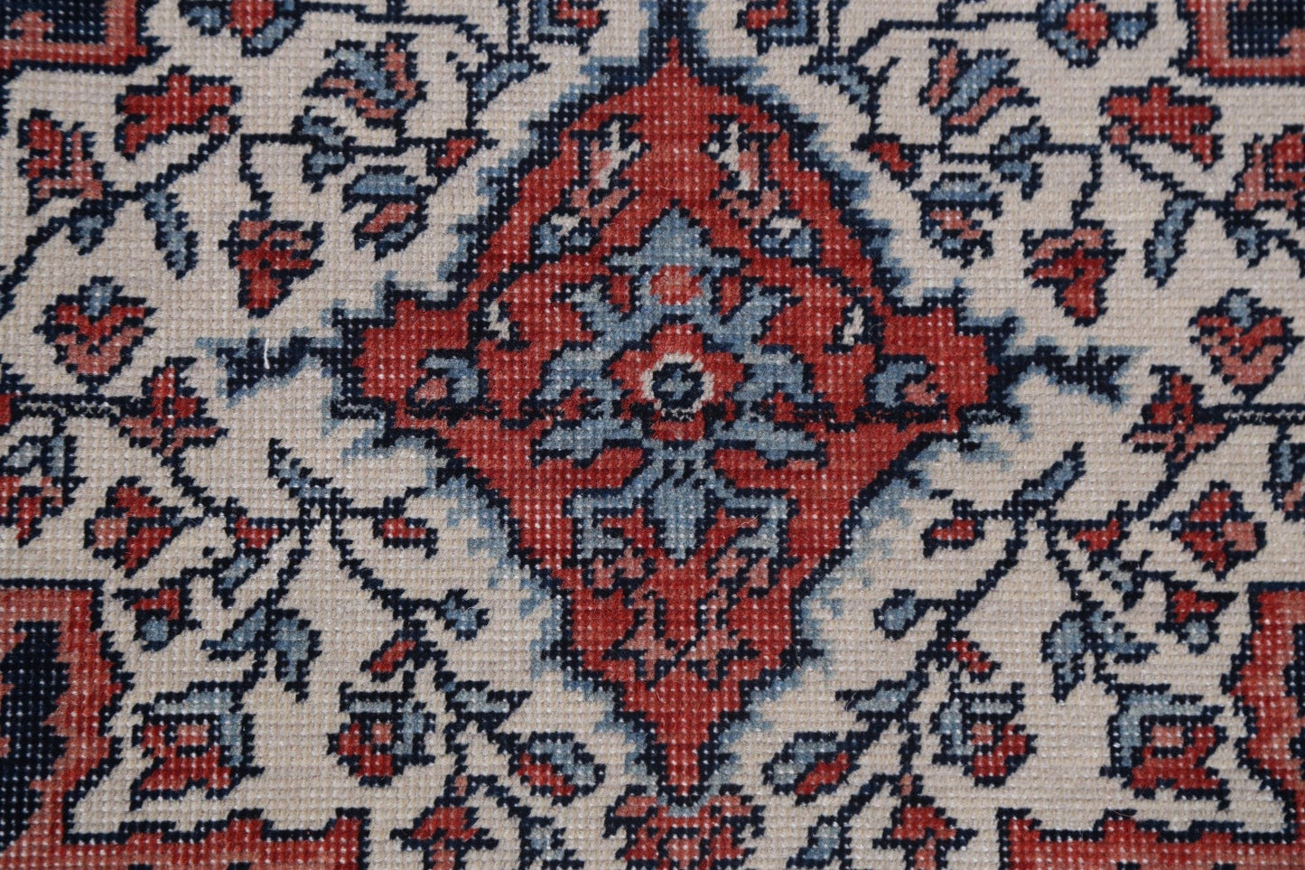 Geometric Sarouk Farahan Turkish Area Rug 5x7