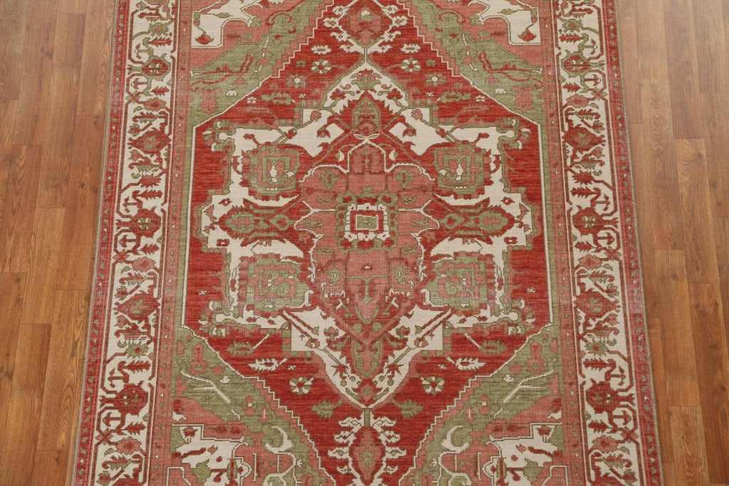 Geometric Heriz Serapi Oriental Area Rug 5x7