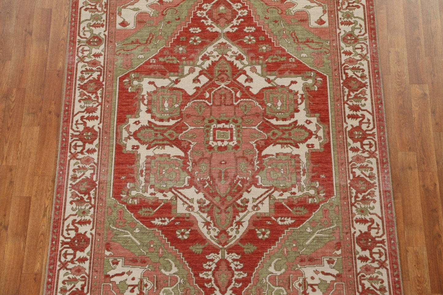 Geometric Heriz Serapi Oriental Area Rug 5x7