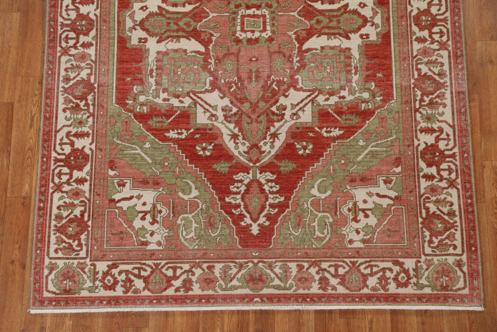 Geometric Heriz Serapi Oriental Area Rug 5x7