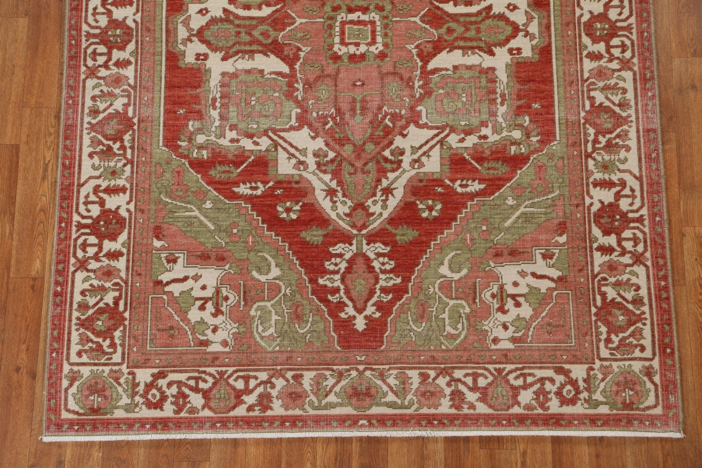 Geometric Heriz Serapi Oriental Area Rug 5x7