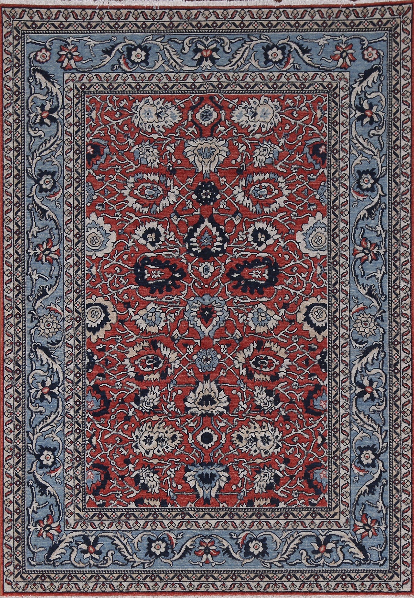 Sultanabad Ziegler Floral Turkish Area Rug 5x7