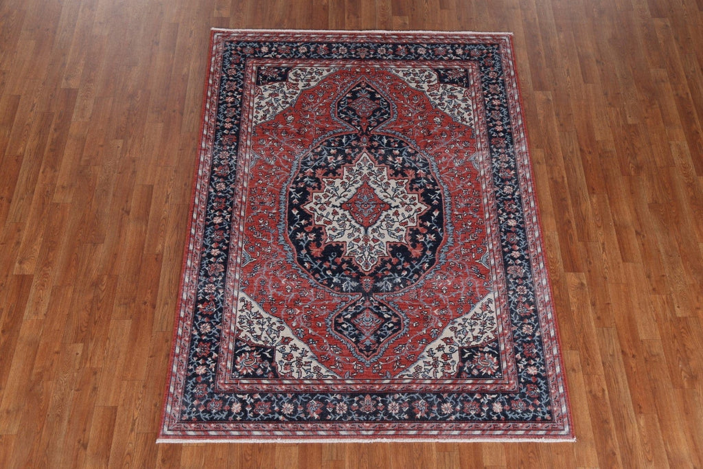 Geometric Sarouk Farahan Oriental Area Rug 5x7