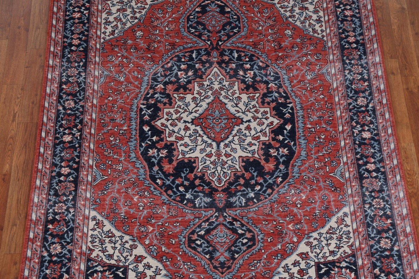 Geometric Sarouk Farahan Oriental Area Rug 5x7