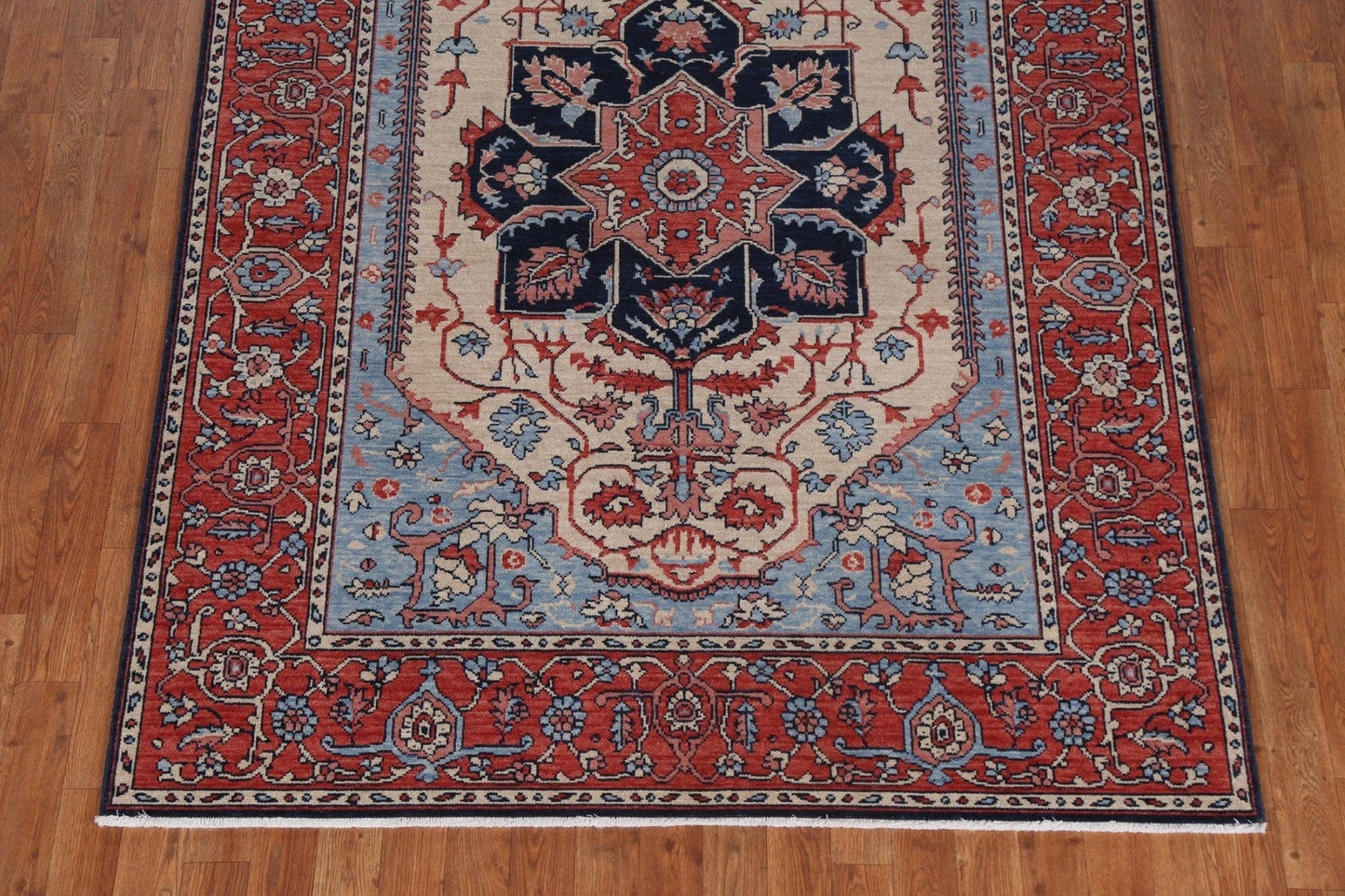 Geometric Heriz Serapi Oriental Area Rug 5x7