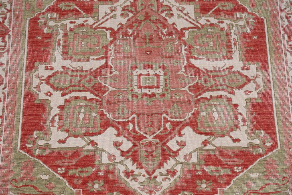 Geometric Heriz Serapi Oriental Area Rug 5x7