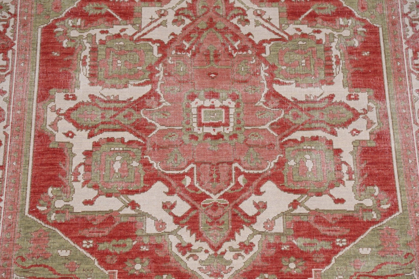 Geometric Heriz Serapi Oriental Area Rug 5x7