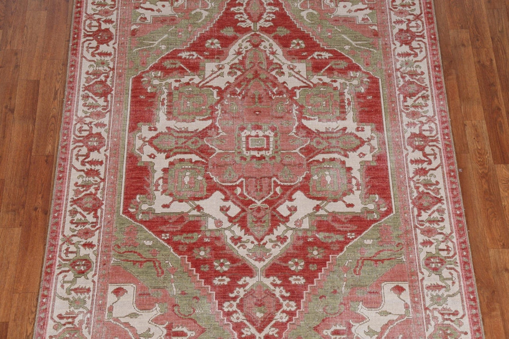 Geometric Heriz Serapi Oriental Area Rug 5x7