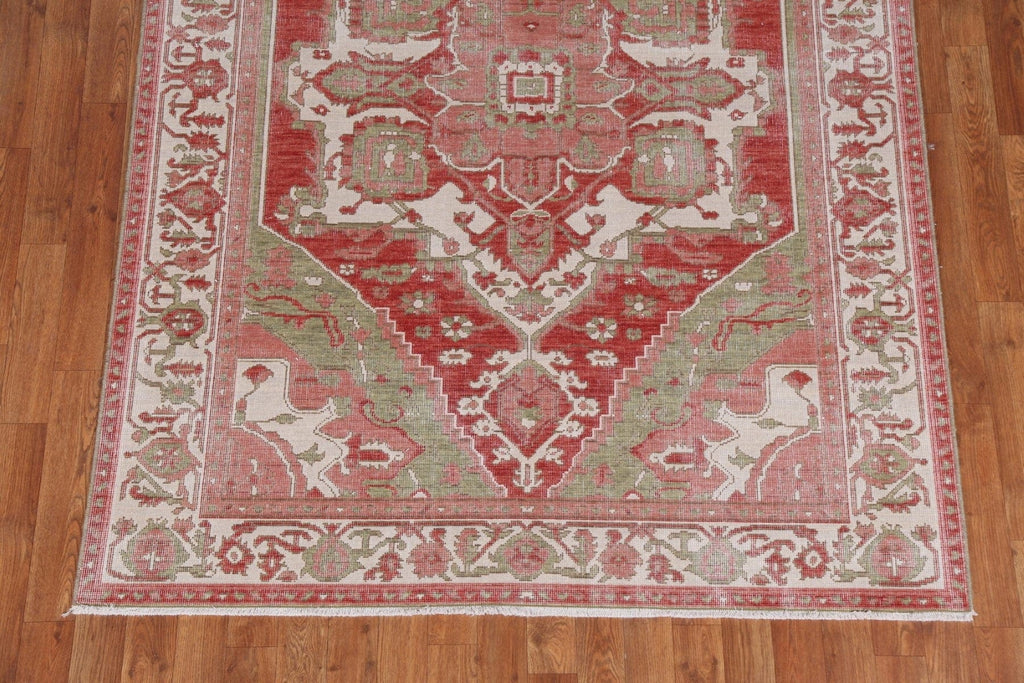 Geometric Heriz Serapi Oriental Area Rug 5x7