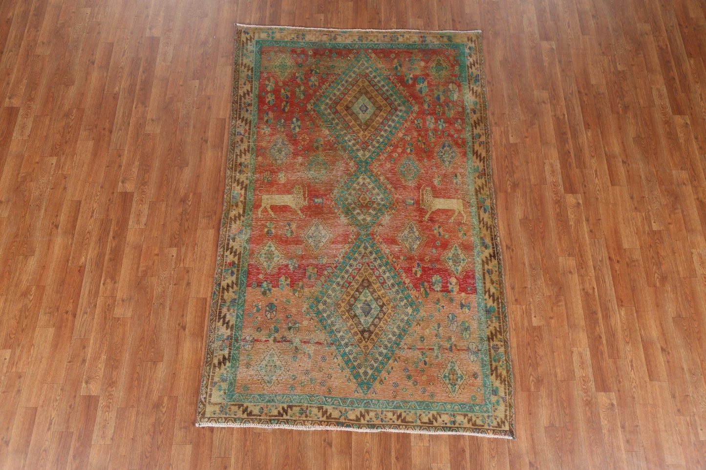 Geometric Shiraz Persian Area Rug 5x7