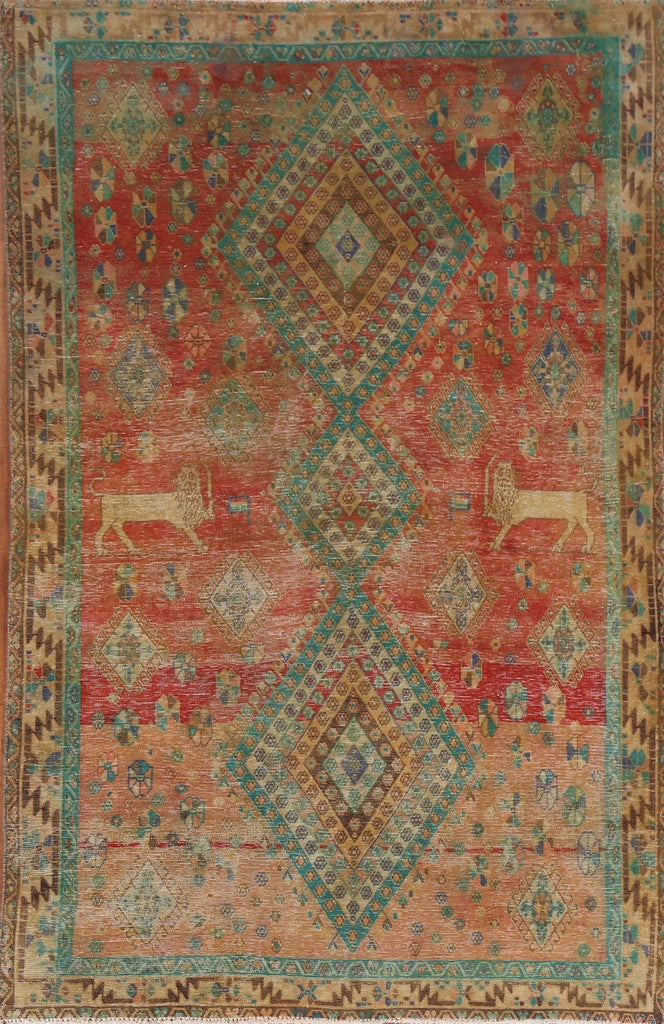 Geometric Shiraz Persian Area Rug 5x7