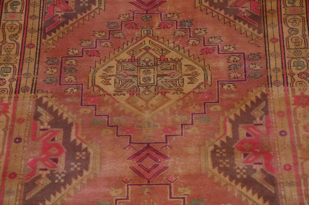 Geometric Wool Meshkin Persian Rug 5x11