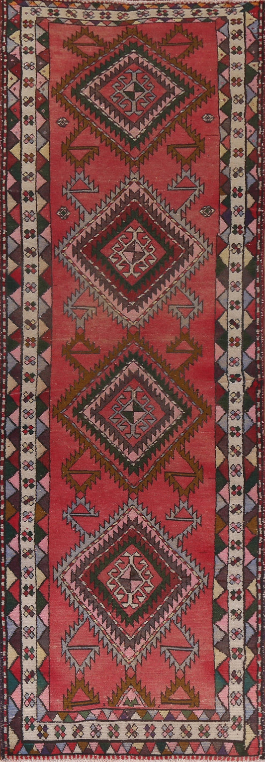 Geometric Shiraz Persian Runner Rug 4x12