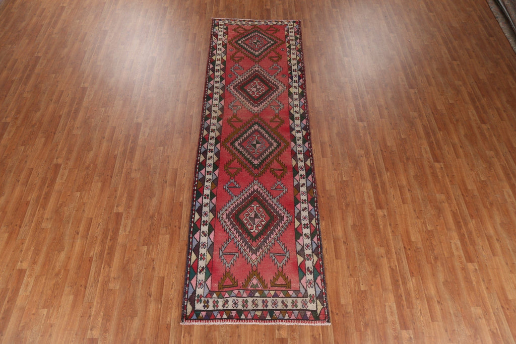 Geometric Shiraz Persian Runner Rug 4x12