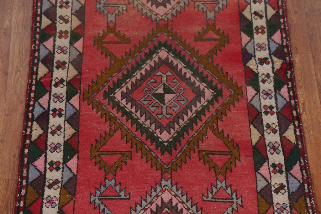 Geometric Shiraz Persian Runner Rug 4x12