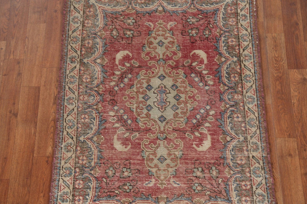 Geometric Tabriz Persian Wool Rug 3x4