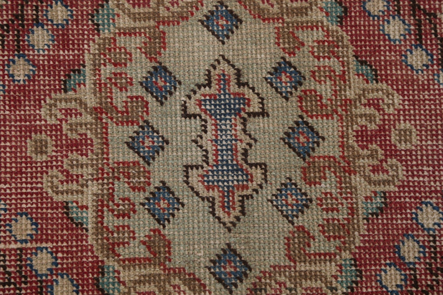 Geometric Tabriz Persian Wool Rug 3x4