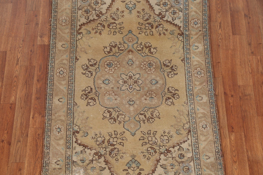 Geometric Handmade Tabriz Persian Wool Rug 3x5