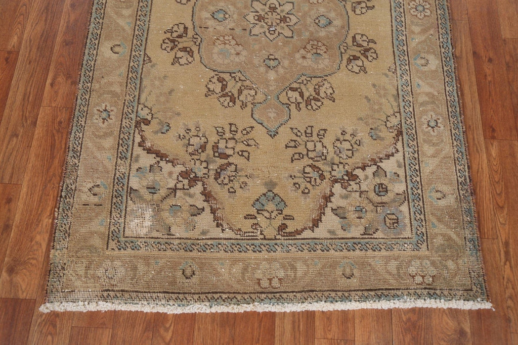 Geometric Handmade Tabriz Persian Wool Rug 3x5