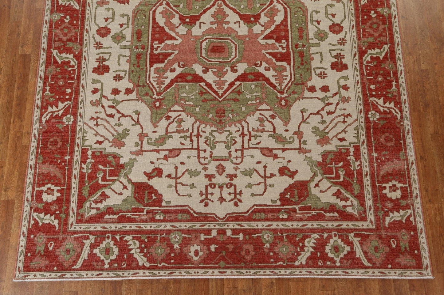 Geometric Heriz Serapi Wool Turkish Rug 8x10