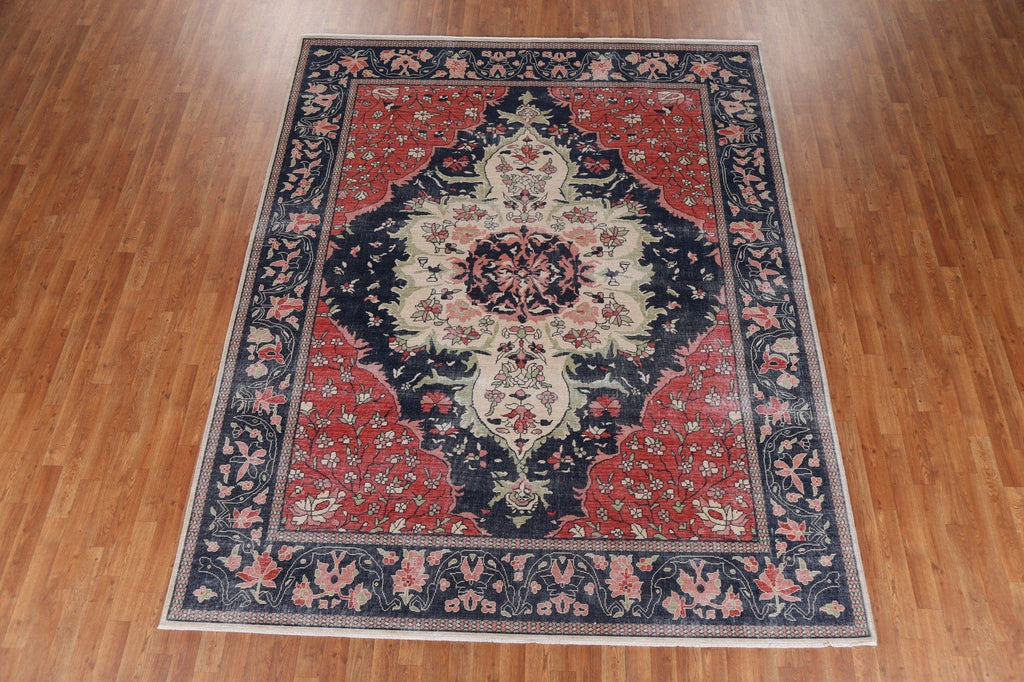 Geometric Sarouk Farahan Turkish Area Rug 8x10