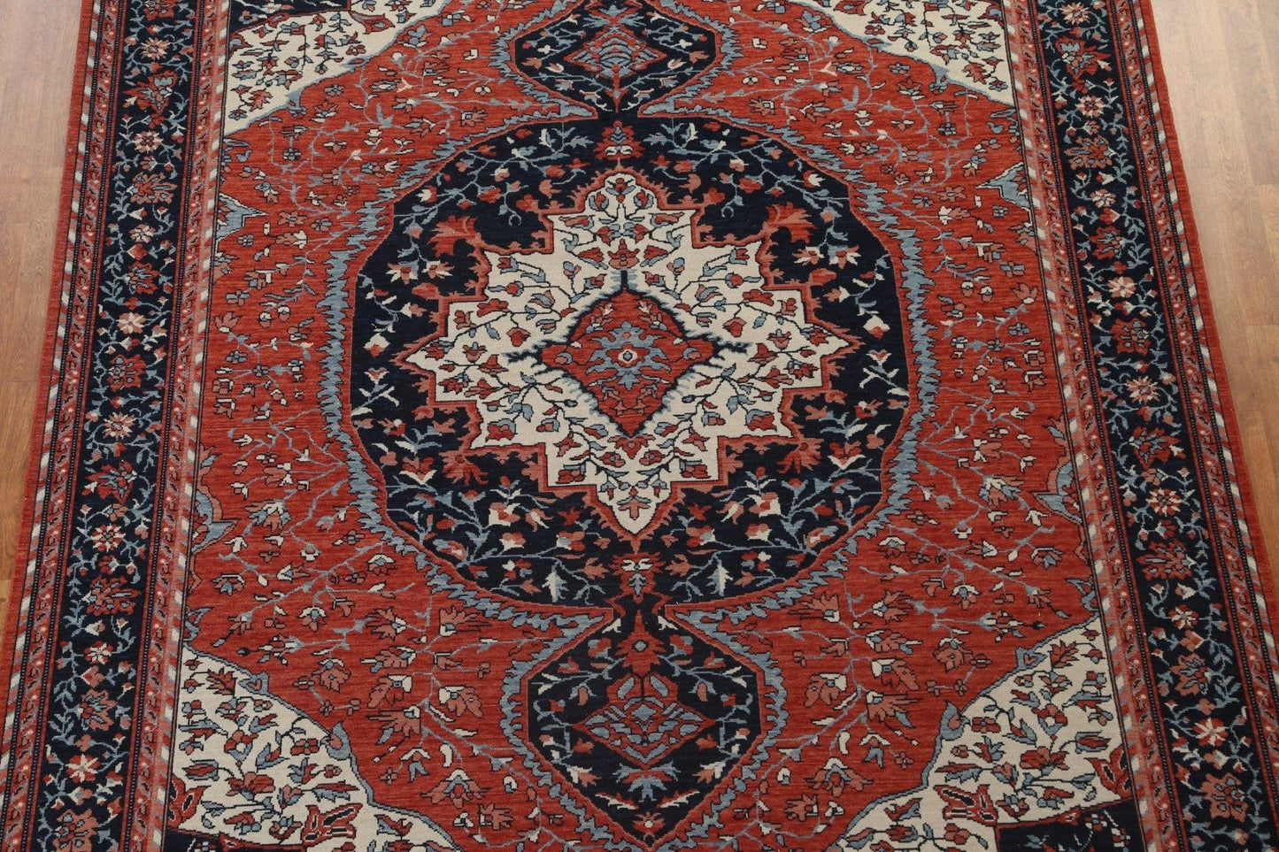 Geometric Sarouk Farahan Turkish Wool Rug 8x10