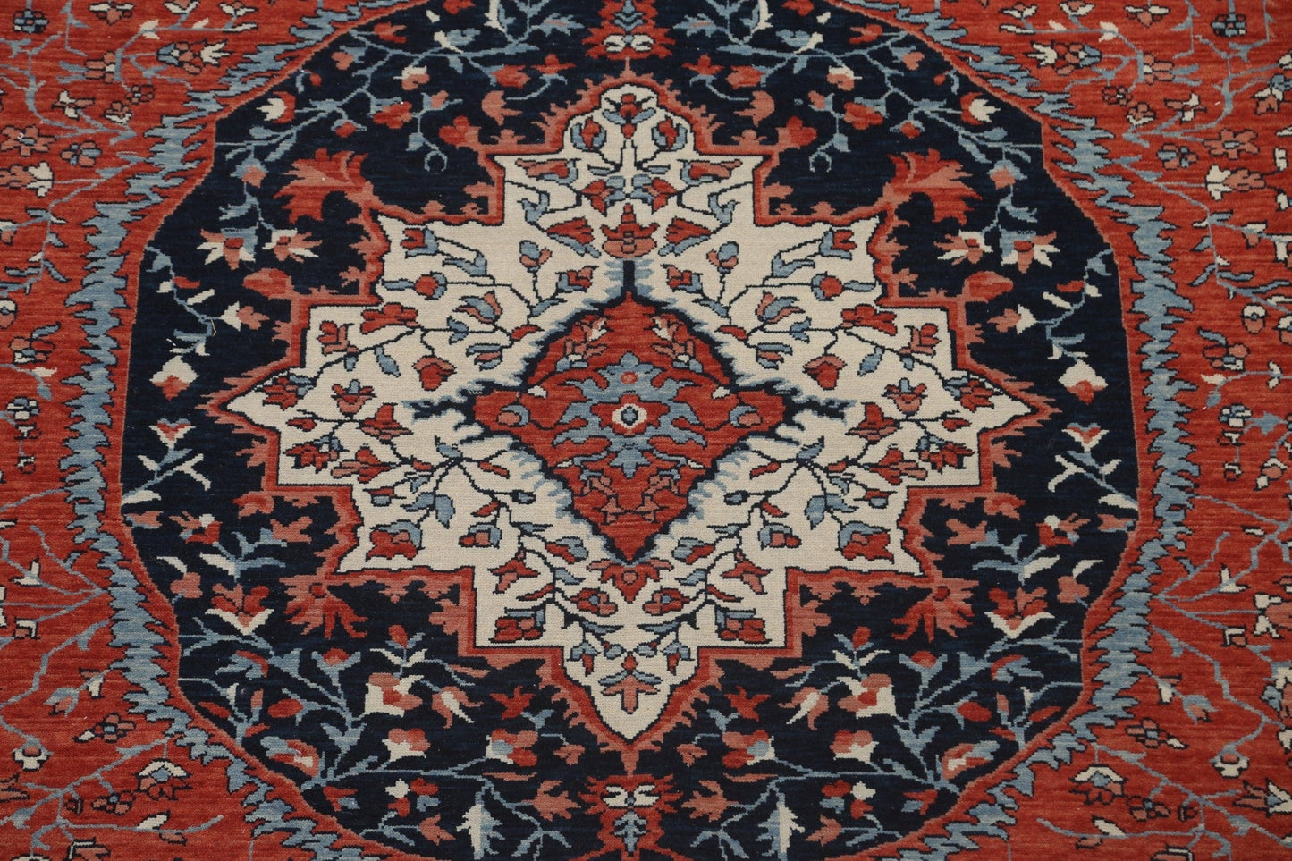 Geometric Sarouk Farahan Turkish Wool Rug 8x10