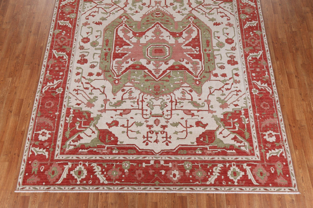 Geometric Heriz Serapi Oriental Wool Rug 8x10