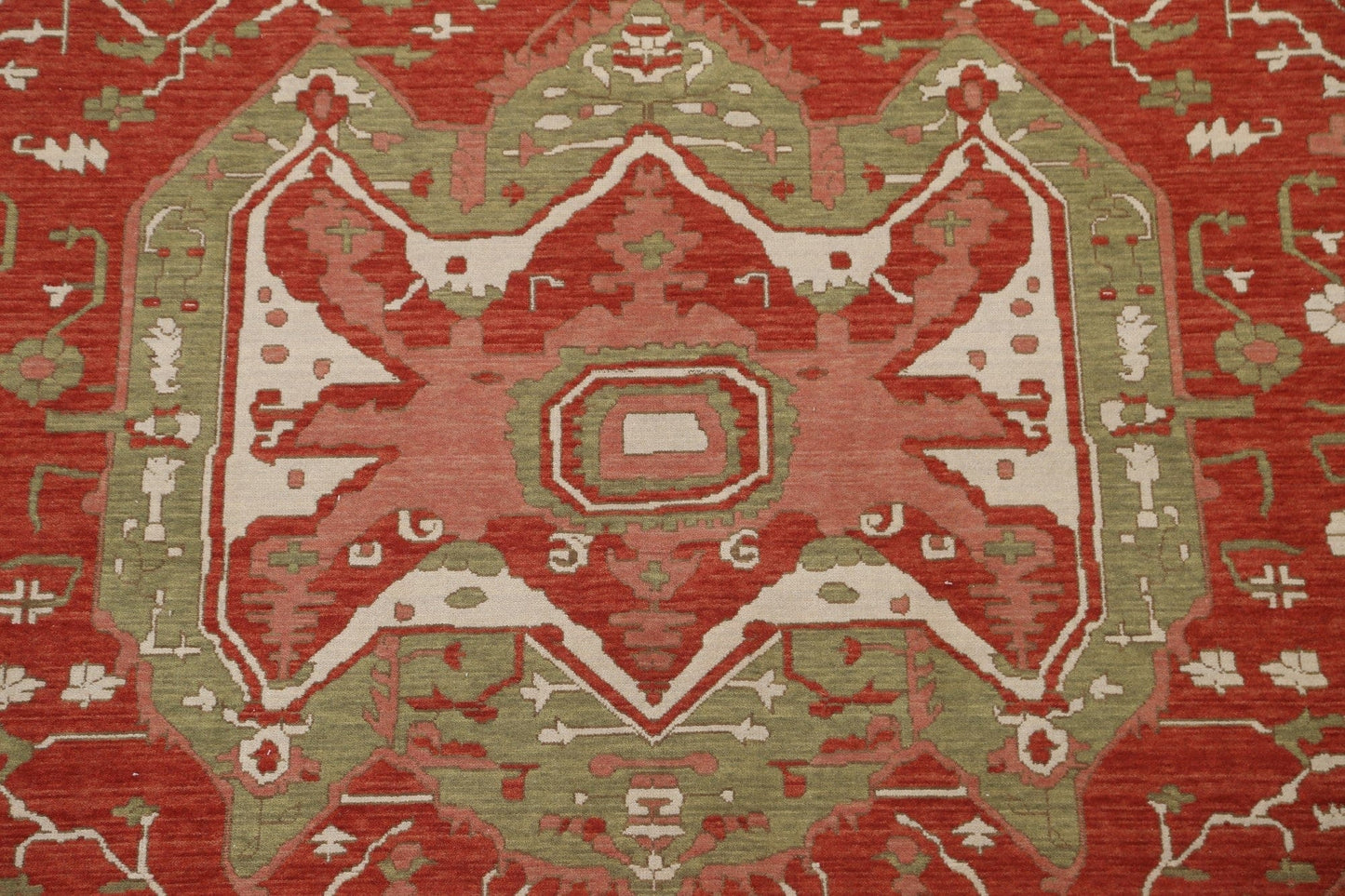 Geometric Heriz Serapi Turkish Area Rug 8x10