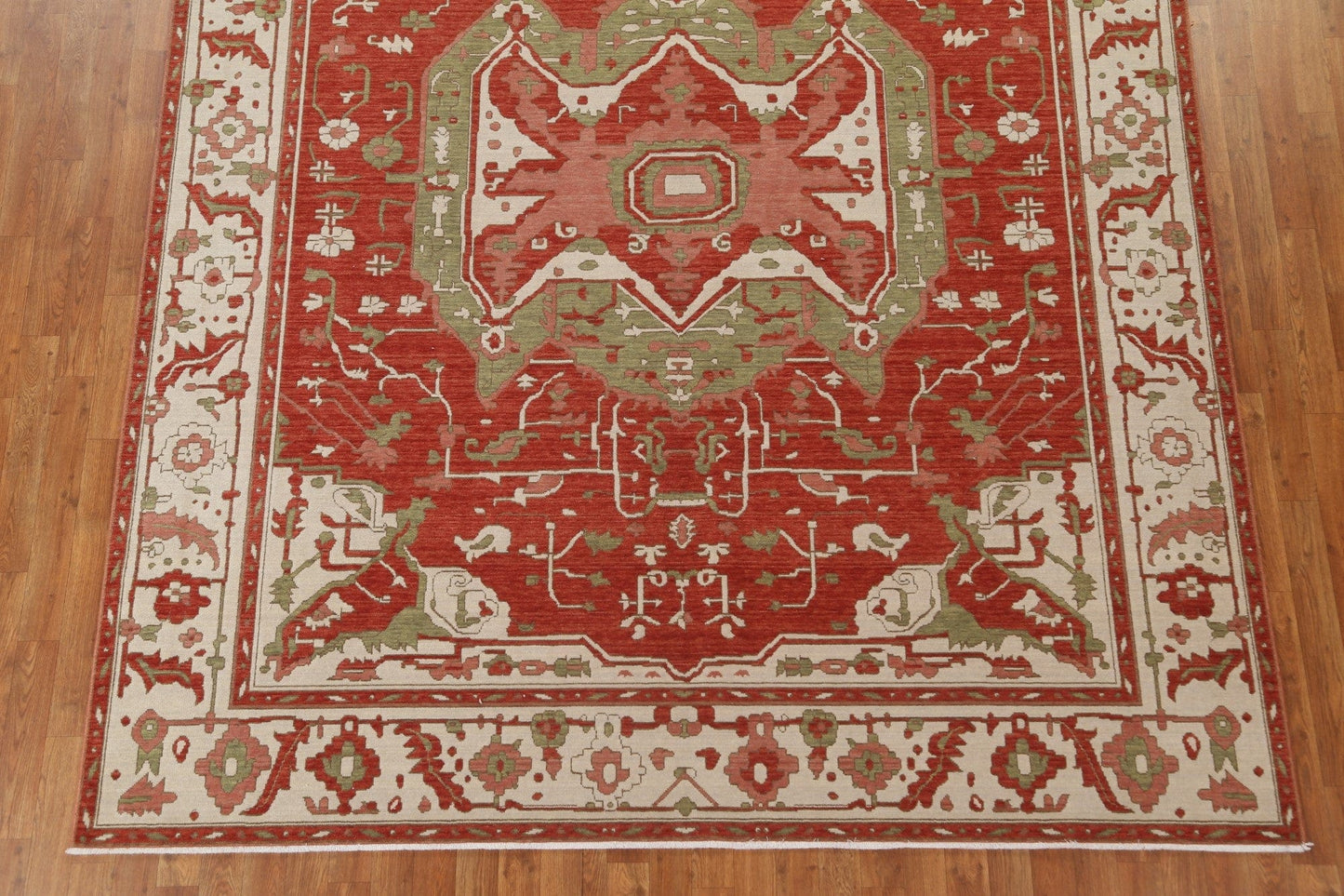 Geometric Heriz Serapi Turkish Area Rug 8x10