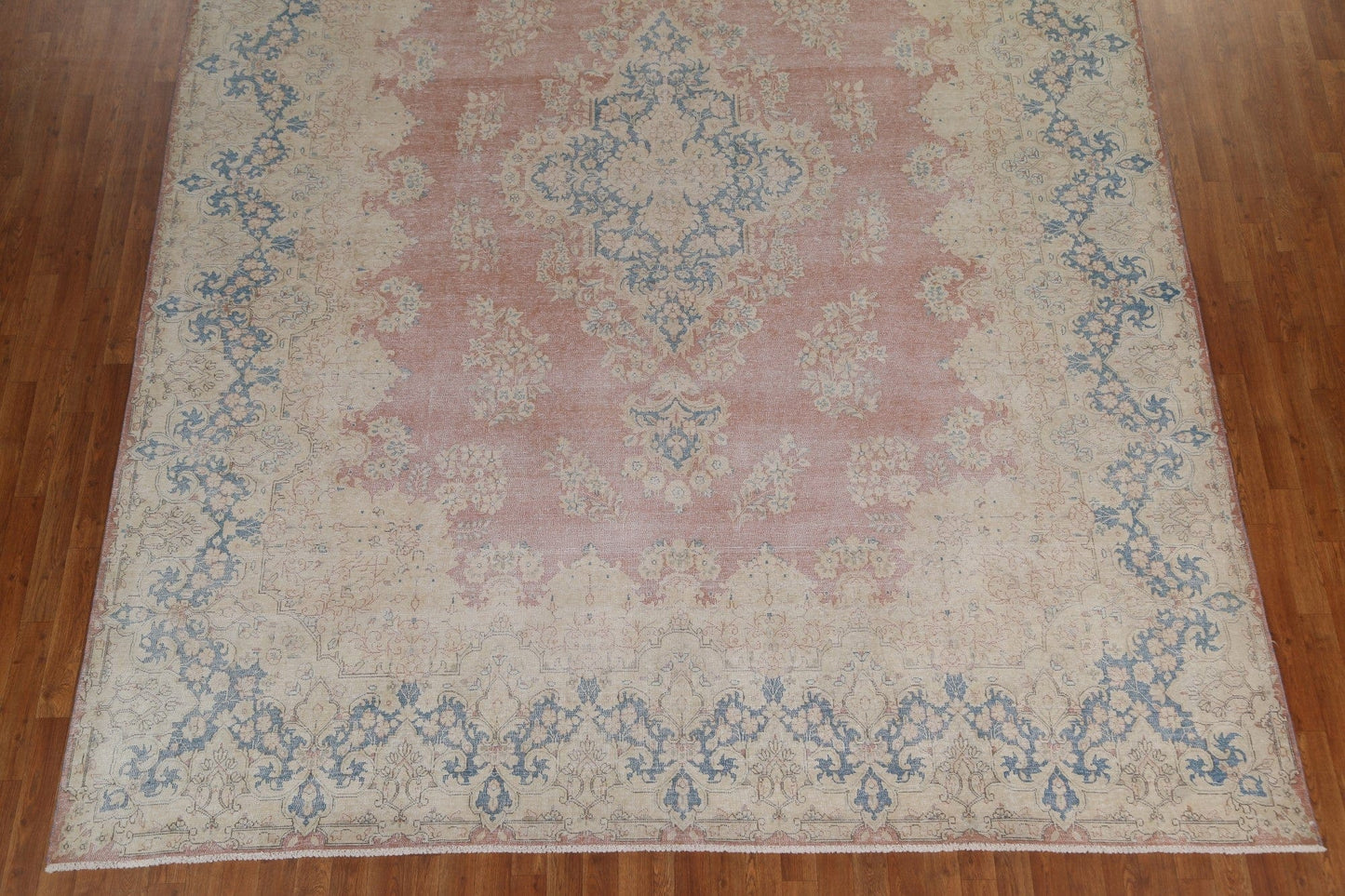 Vintage Wool Kerman Persian Area Rug 10x13