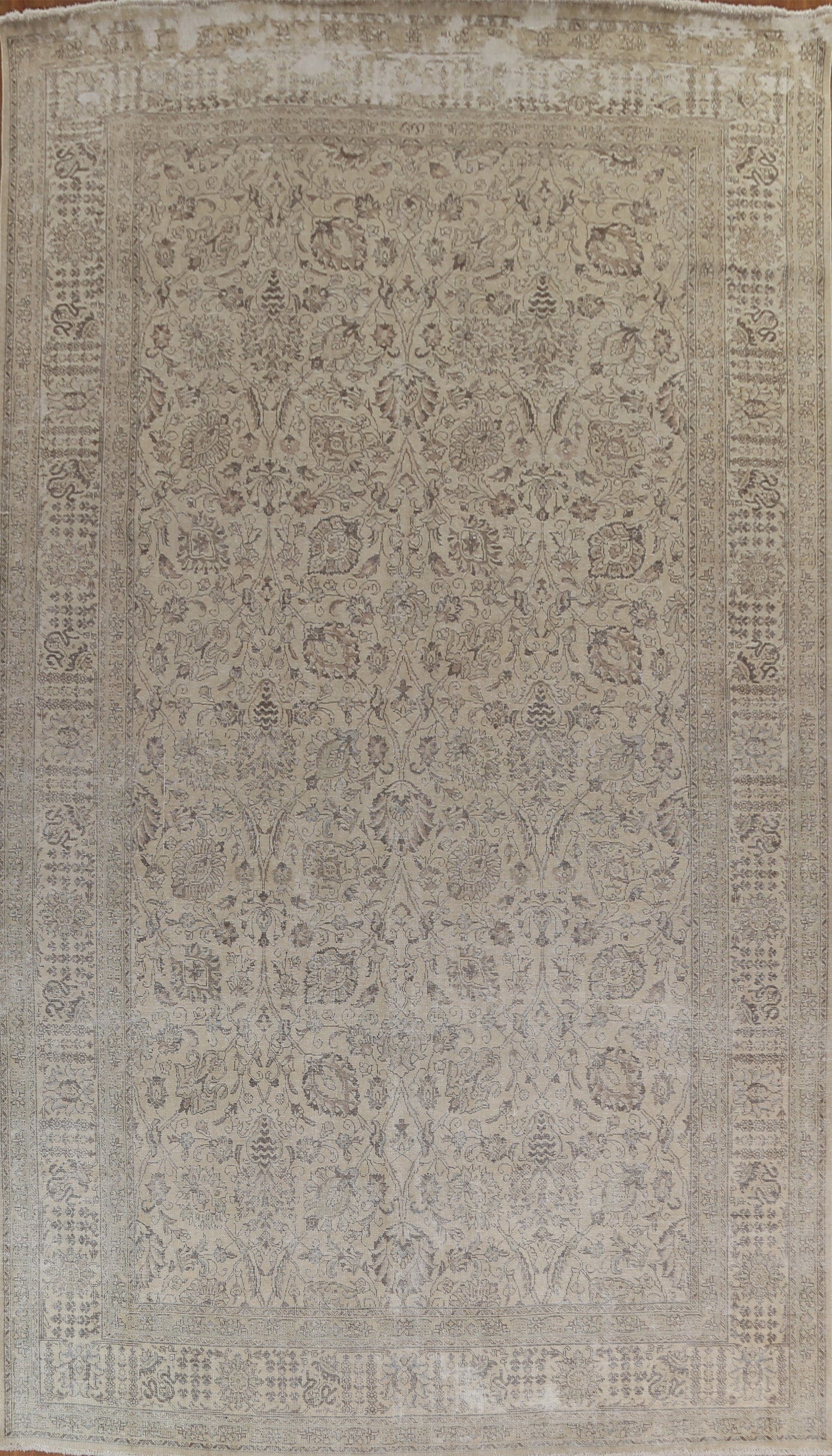 All-Over Floral Tabriz Large Persian Rug 10x17