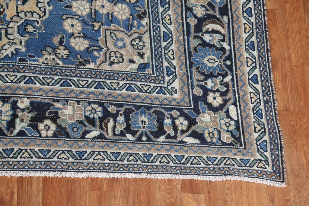 Vintage Wool Hamedan Persian Area Rug 10x13