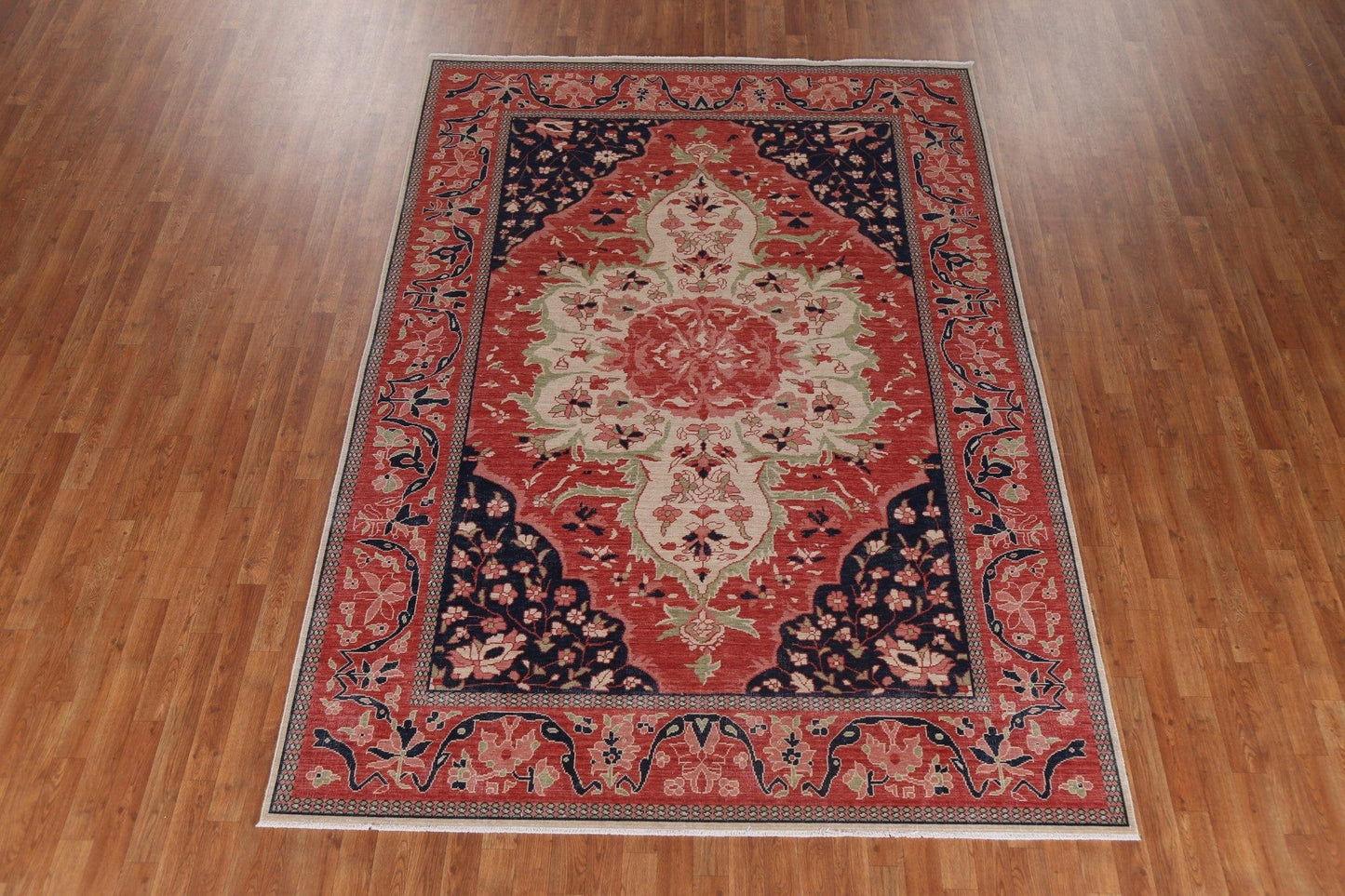 Geometric Sarouk Farahan Oriental Area Rug 7x10