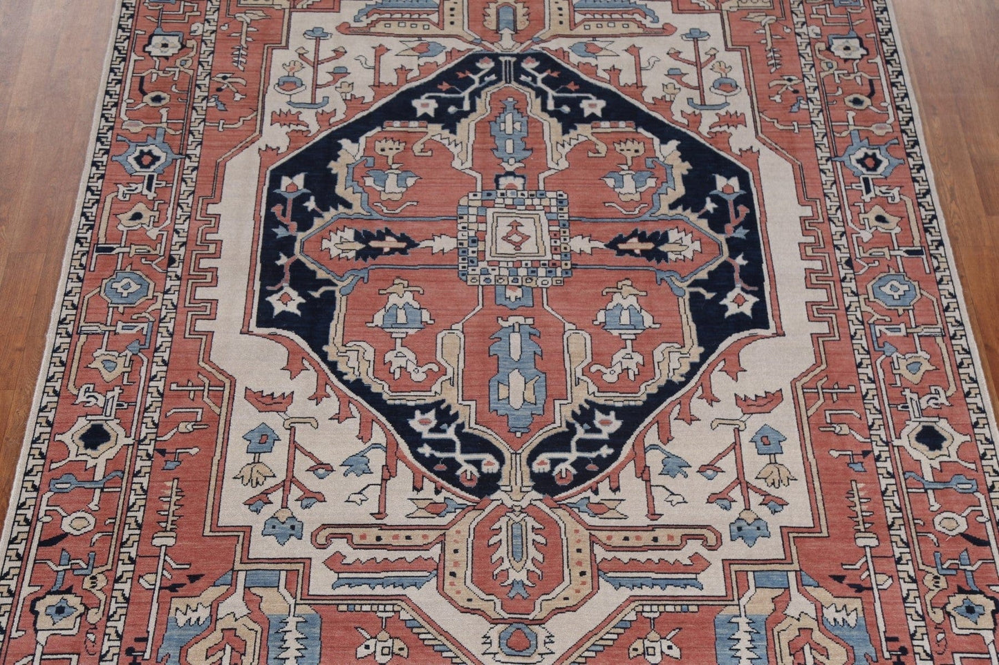 Ivory Heriz Serapi Oriental Area Rug 7x10